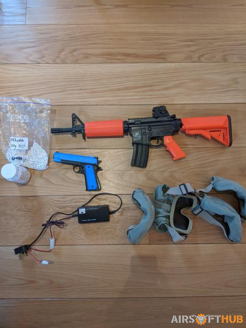 (two tone) SRC M4A1 bundle - Used airsoft equipment