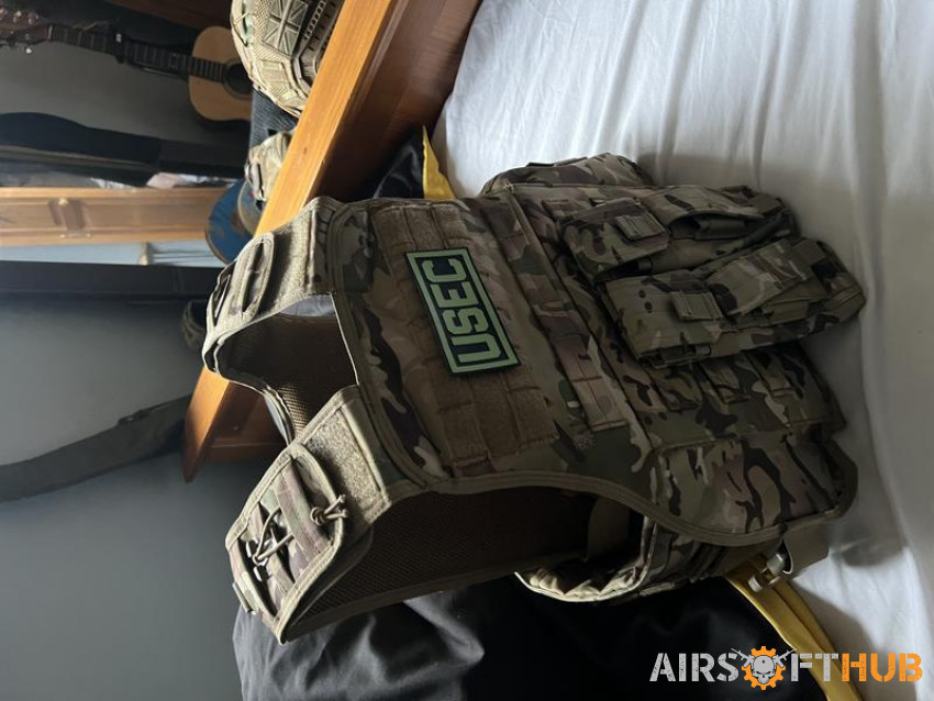 Multicam airsoft plate carrier - Used airsoft equipment