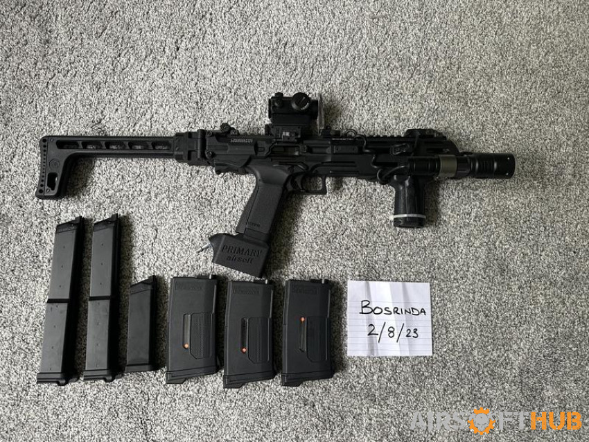 GBB & HPA g&g smc 9 - Used airsoft equipment