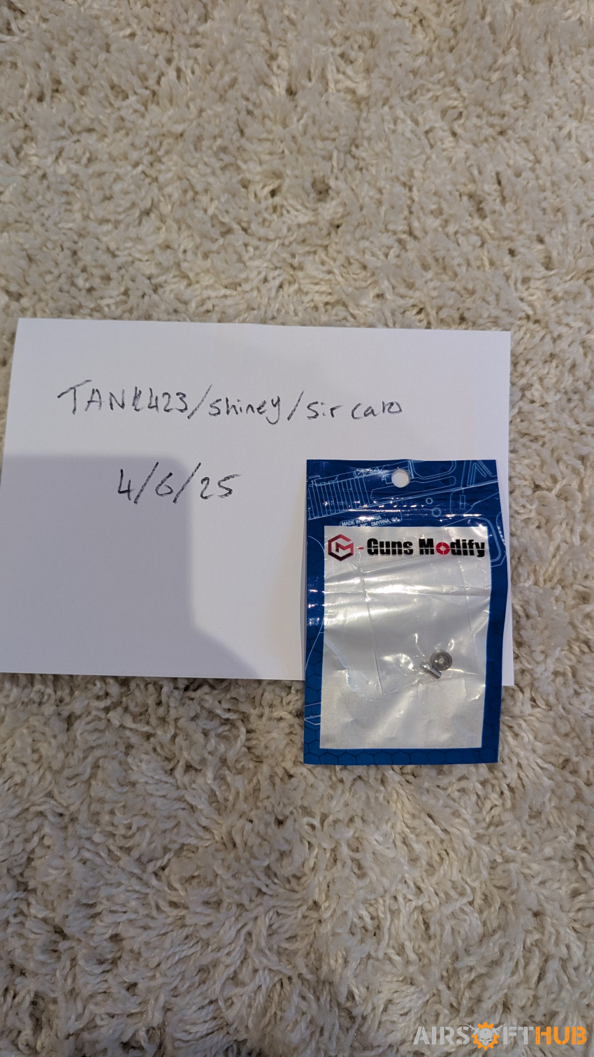 Gunsmodify G17 hammer bearing - Used airsoft equipment