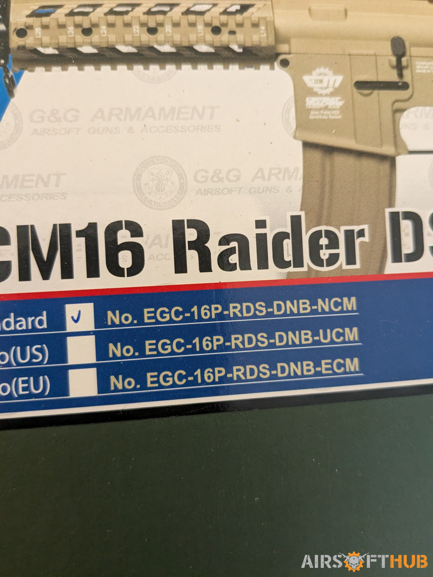G&G CM16 Raider 2 tone - Used airsoft equipment