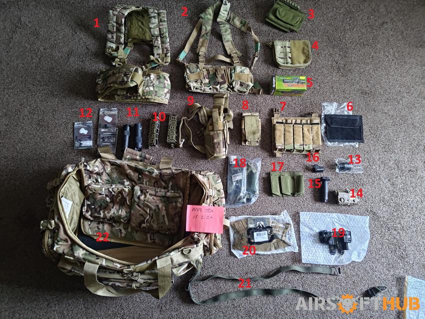 Gear Clearout - Used airsoft equipment