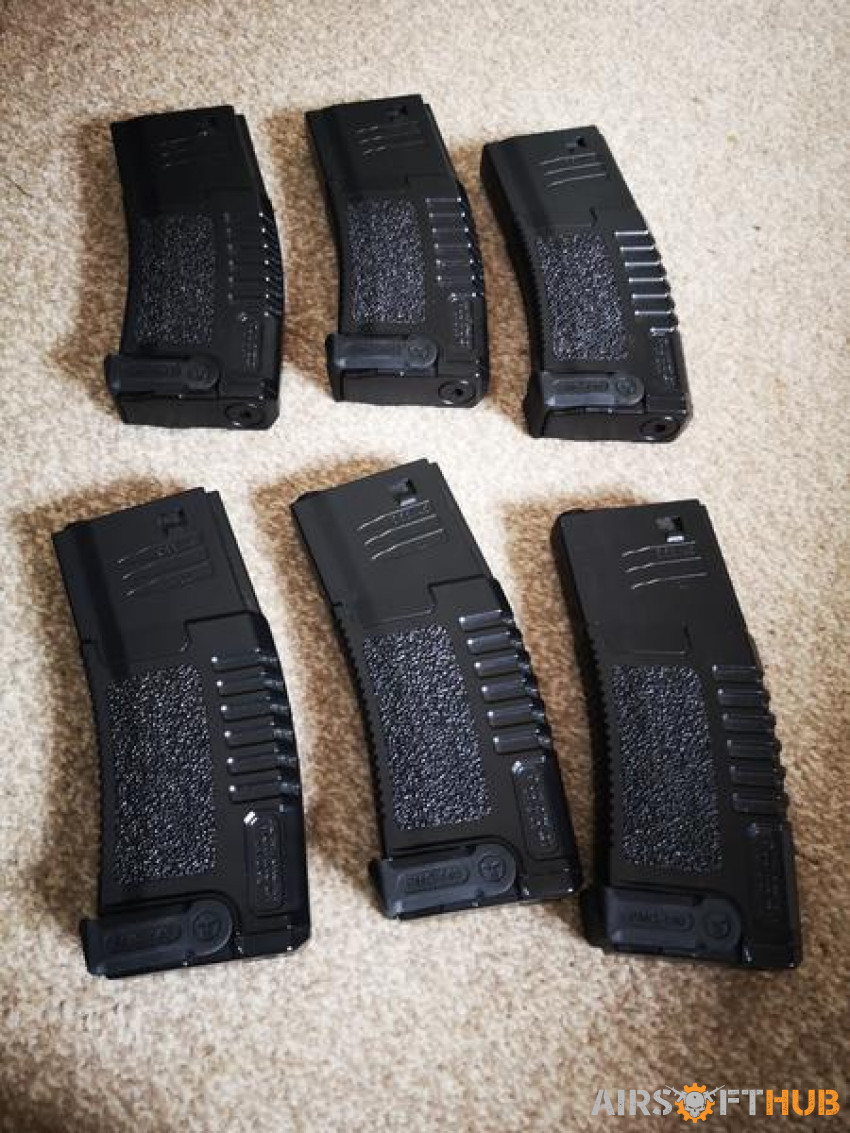Ares M4 pmags 140 mids - Used airsoft equipment