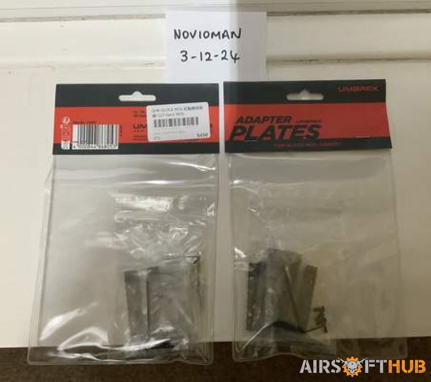 GHK MOS adapter plates(1 left) - Used airsoft equipment