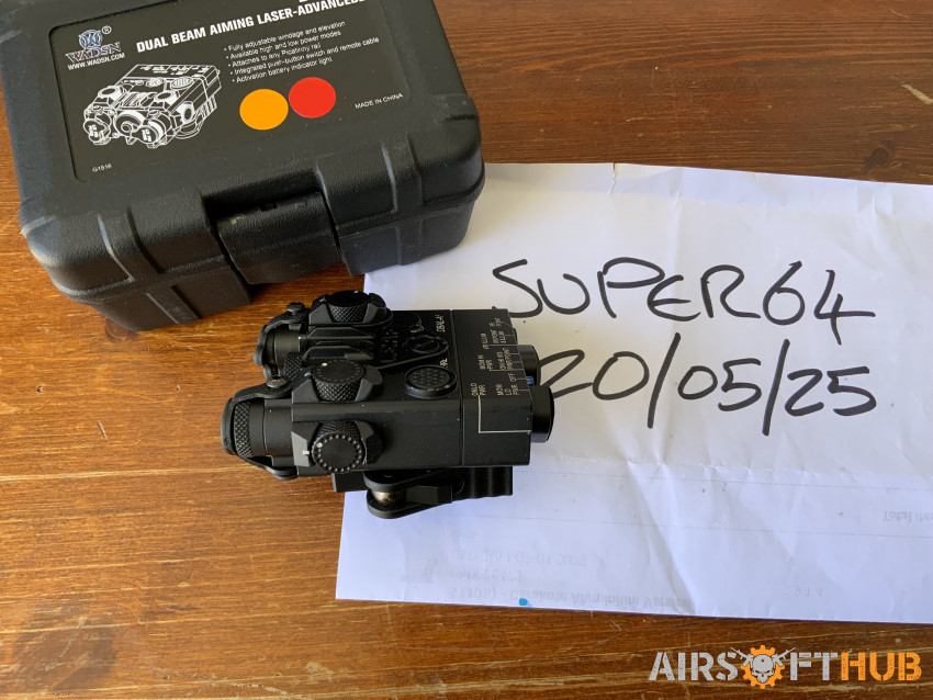WADSN DBAL-A2 RED LASER AND IR - Used airsoft equipment