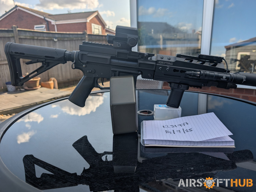 Krytac lmg upgraded bundle - Used airsoft equipment