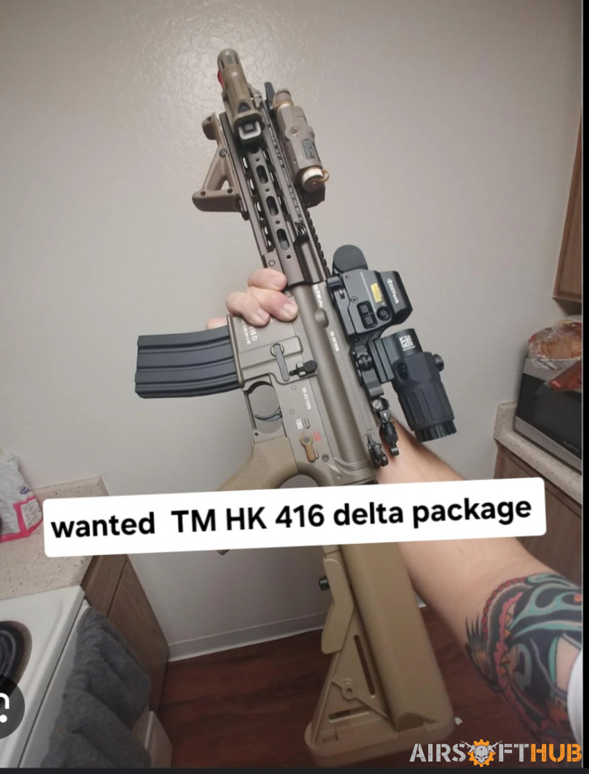 Wanted TM HK416 package - Used airsoft equipment
