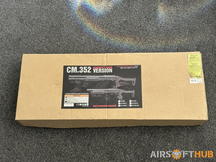 Airsoft shotgun CM.352 - Used airsoft equipment