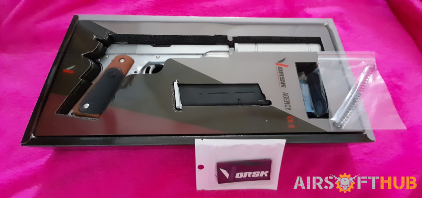 VORSK VX-9 AGENCY GBB PISTOLS - Used airsoft equipment