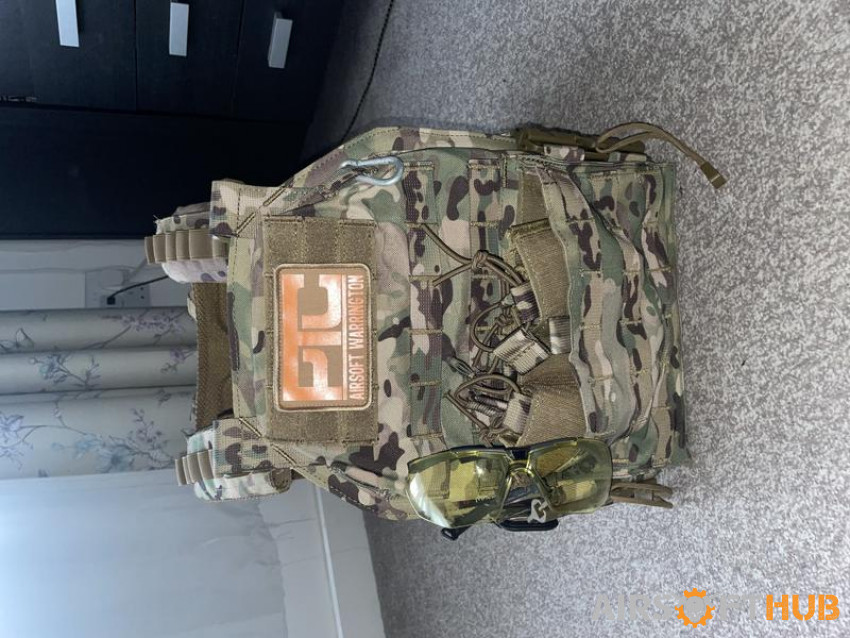 Plate carrier, belt, holster - Used airsoft equipment