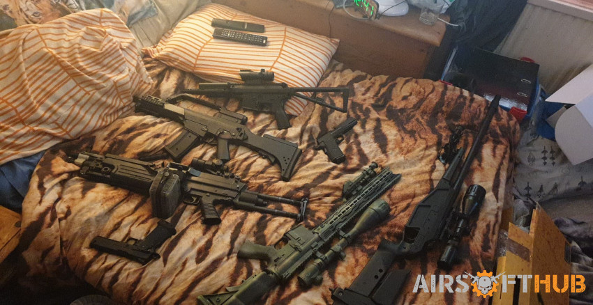 airsoft job lot - Used airsoft equipment