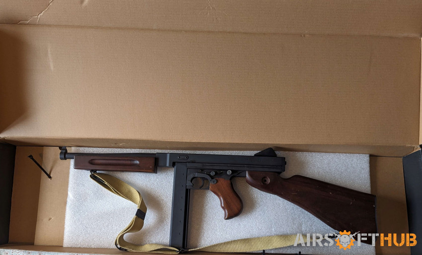 WE M1A1 Thompson Real Wood - Used airsoft equipment
