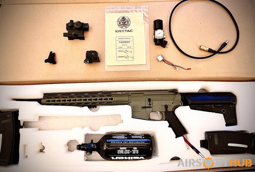 Upgraded Krytac SPR MK 2 HPA - Used airsoft equipment
