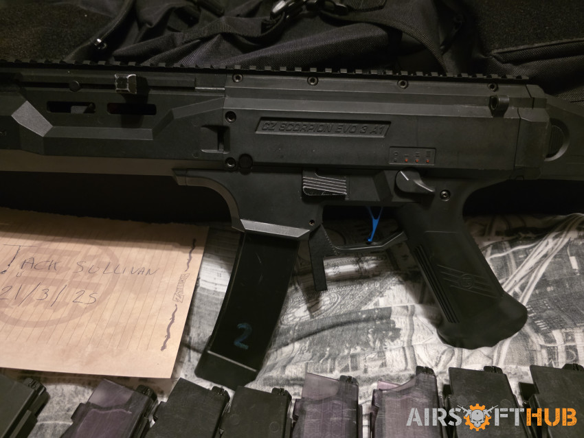 Asg scorpion evo 3a1 bet carbi - Used airsoft equipment