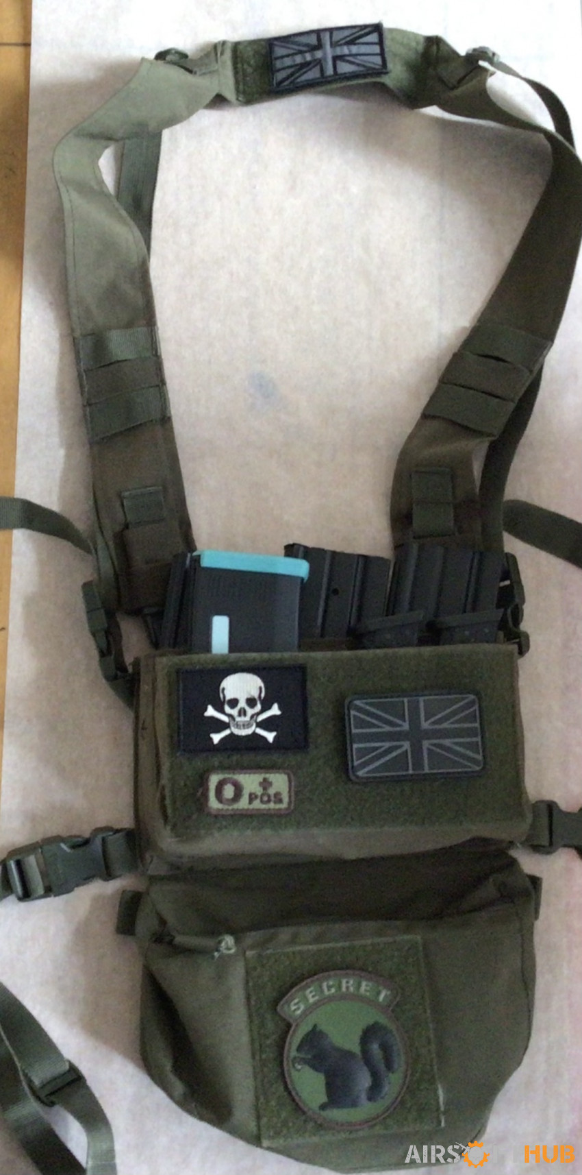 Viper VX chest rig and pouch - Used airsoft equipment