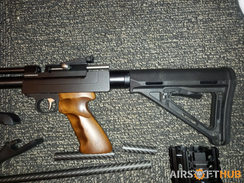 cp2 .22 custom air rifle - Used airsoft equipment