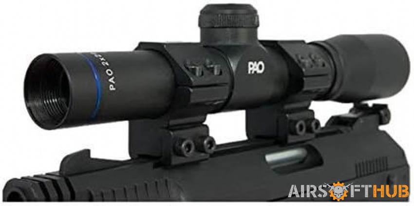 PAO TOPAZ DUPLEX PISTOL SCOPE - Used airsoft equipment