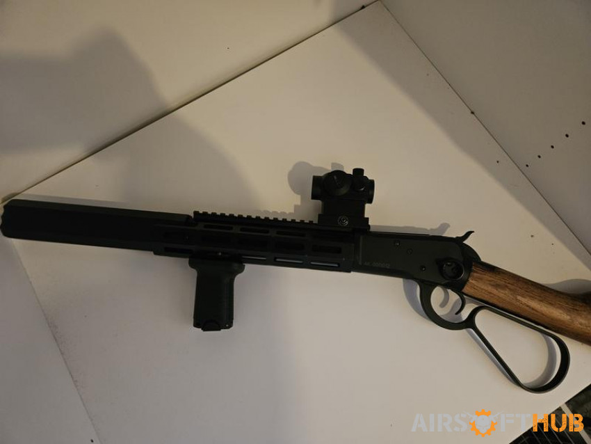 A&K 1873RS- BLACK/WOOD - Used airsoft equipment