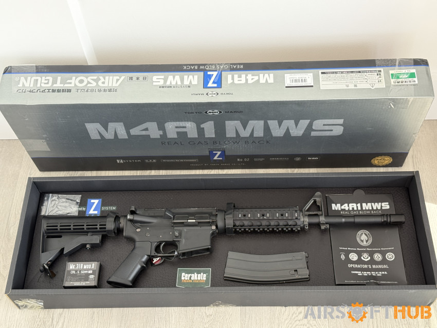 Tokyo Marui M4A1 MWS Z Sistem - Used airsoft equipment