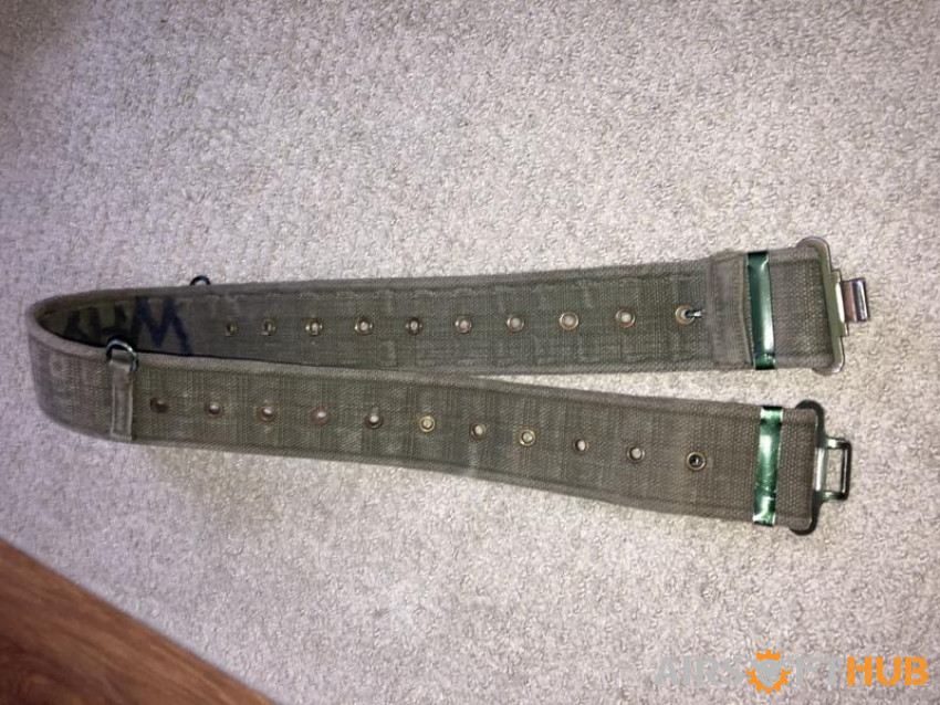 British army 58 pattern belt - Used airsoft equipment