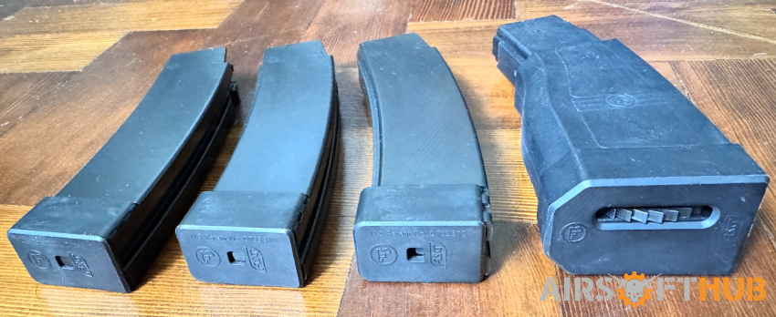 ASG Scorpion Evo mags x 4 - Used airsoft equipment