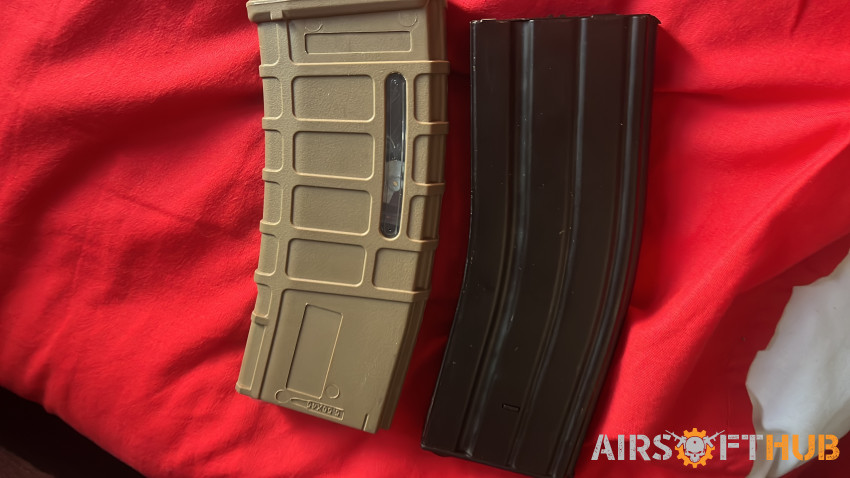 2 hi cap m4 mags - Used airsoft equipment