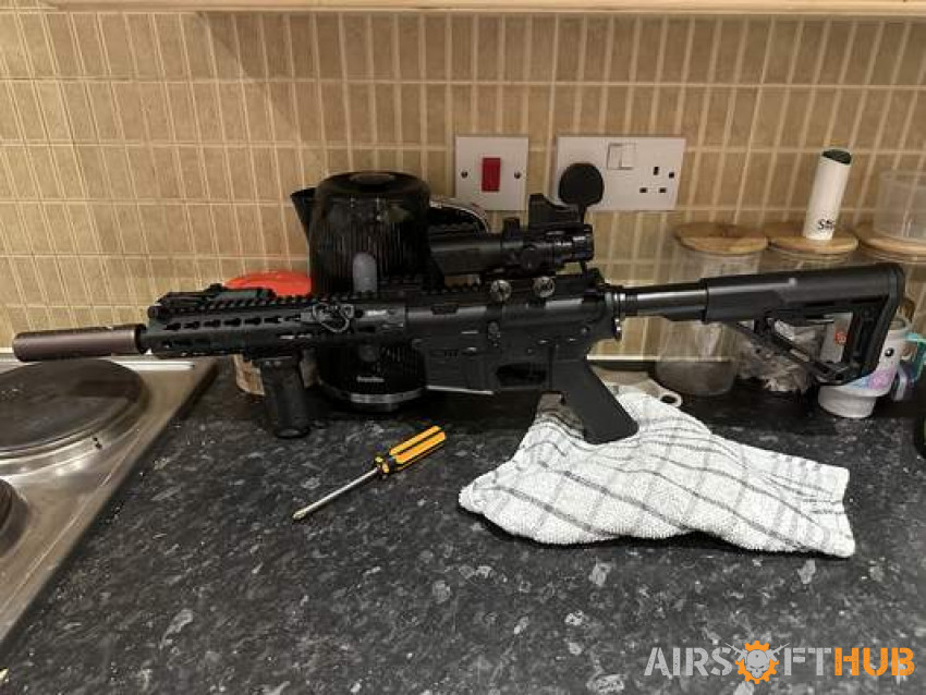 G&G CM15 KR 10" + EXTRAS - Used airsoft equipment