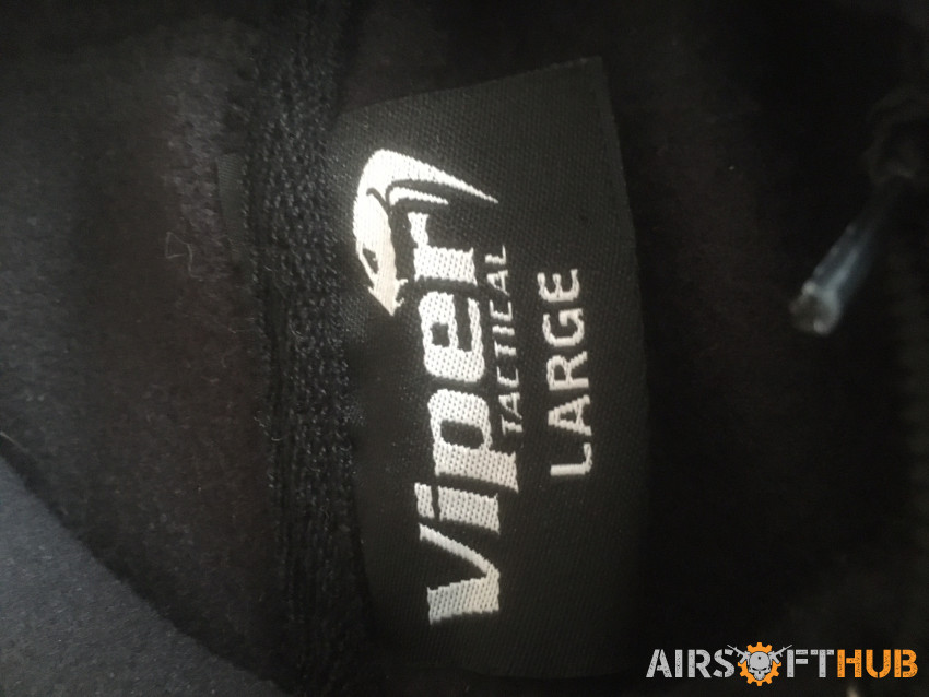 Viper Hoodie Large in Black - Used airsoft equipment