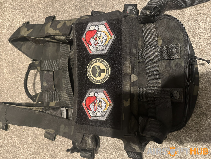 Multicam chest rig and backpac - Used airsoft equipment