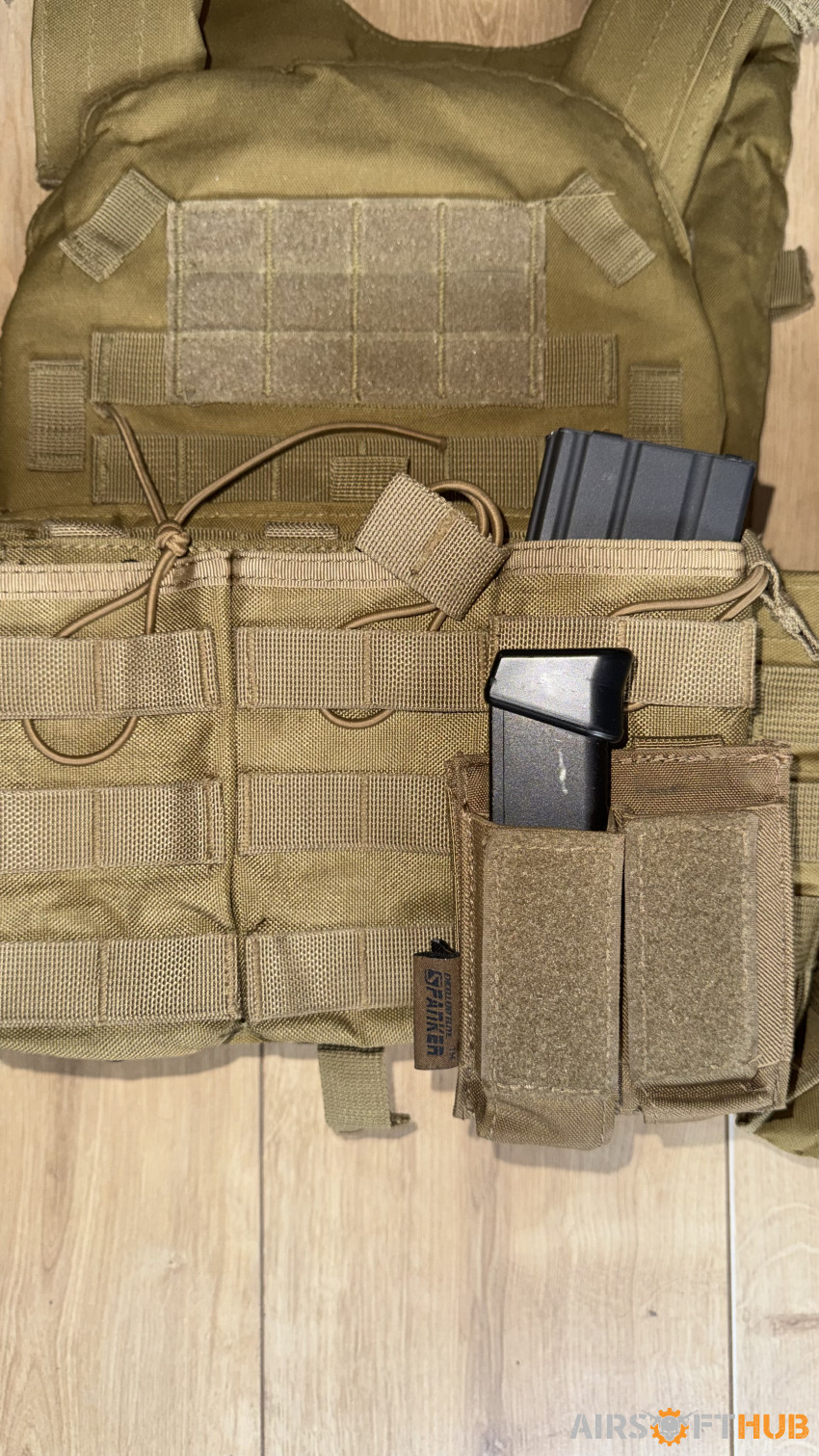 Plate carrier sand/Tan - Used airsoft equipment