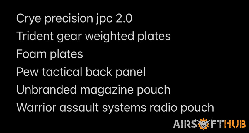 Crye precision jpc 2.0 bundle - Used airsoft equipment