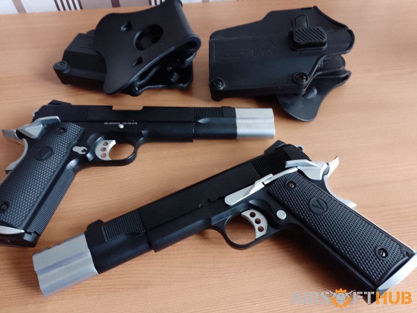 2x Vorsk VX-P 1911 pistols - Used airsoft equipment