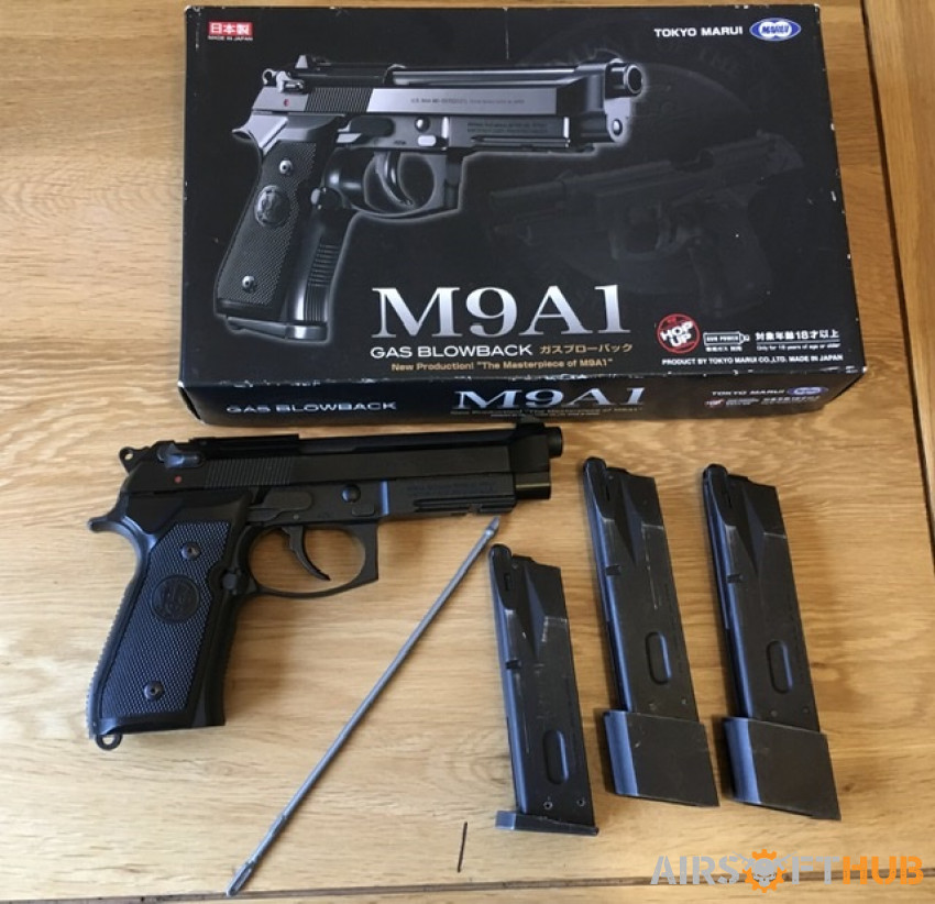 TM M9A1 bundle 3 mags - Used airsoft equipment