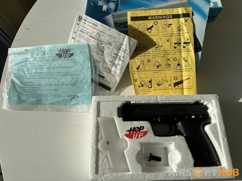 For sale H&K USP 1/1 hop up - Used airsoft equipment