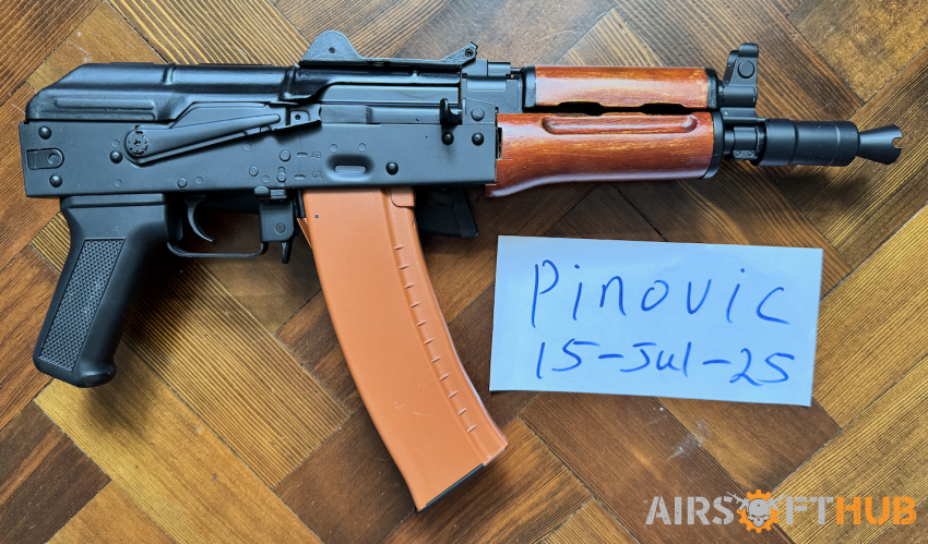 AKS-74U EBB Wood/Steel - Used airsoft equipment