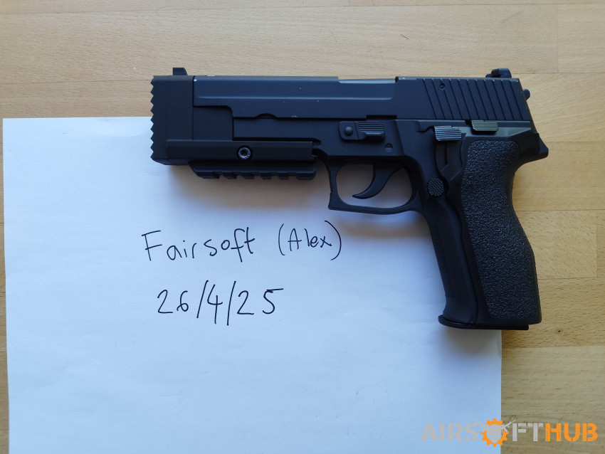 KJW P226 railed - Used airsoft equipment