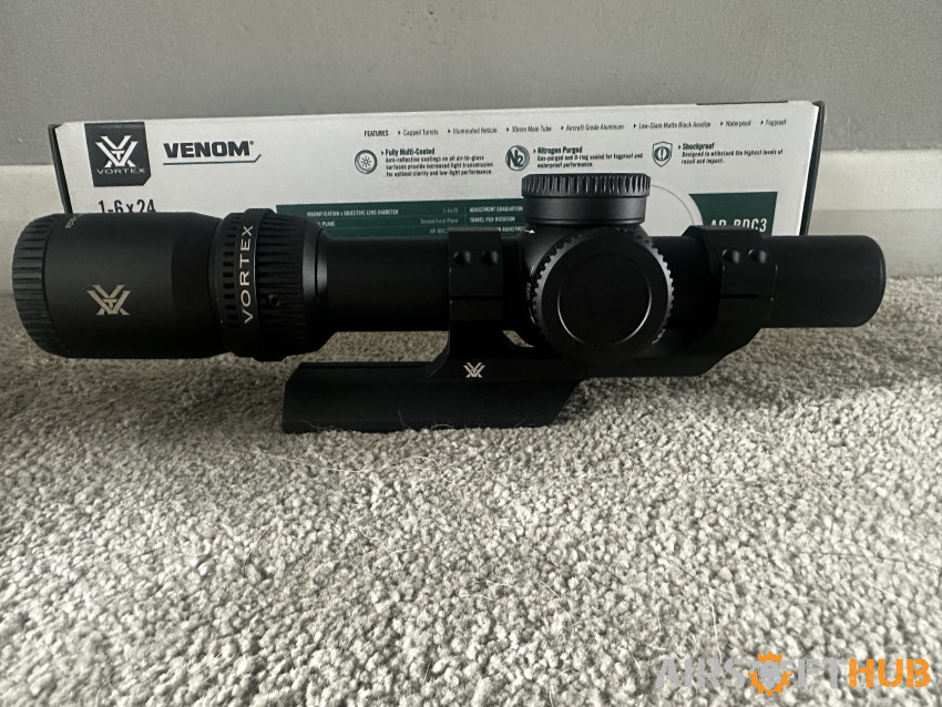 LPVO - Vortex Venom & mount - Used airsoft equipment