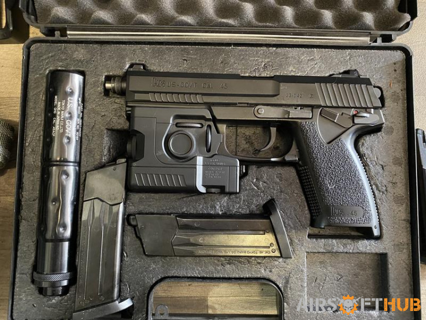 Upgraded TM MK23 package - Used airsoft equipment