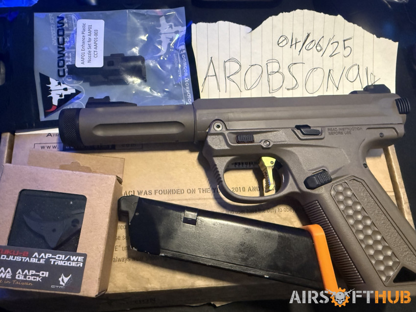 AAP-01 Upgraded + 2 MAGS!!! - Used airsoft equipment