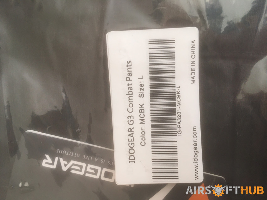 Airsoft Mulitcam Black Size L - Used airsoft equipment