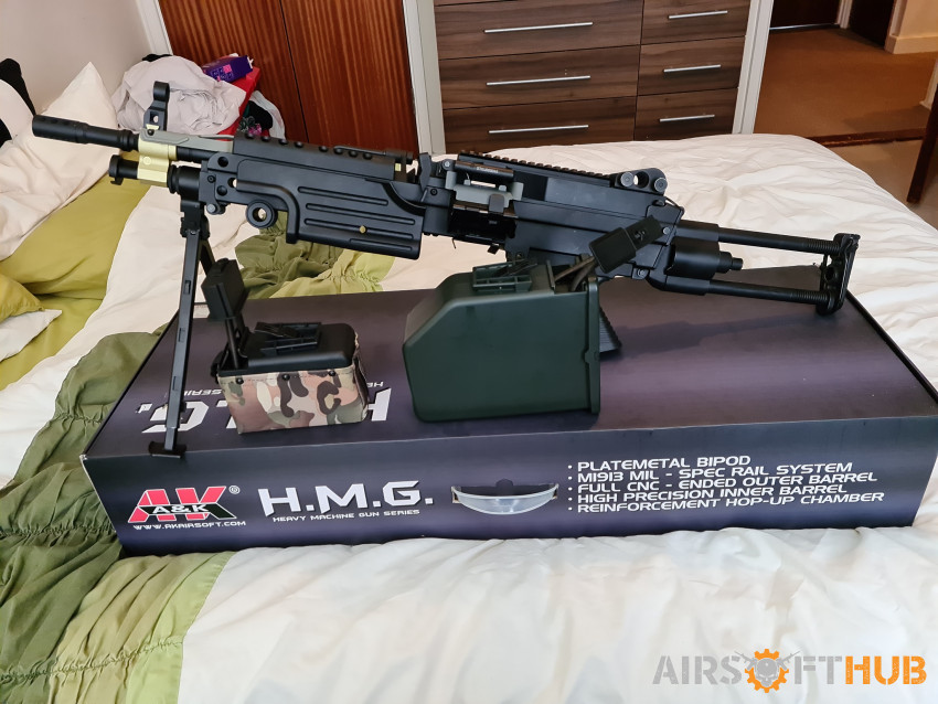 A&K M249 Para Stock LMG - Used airsoft equipment