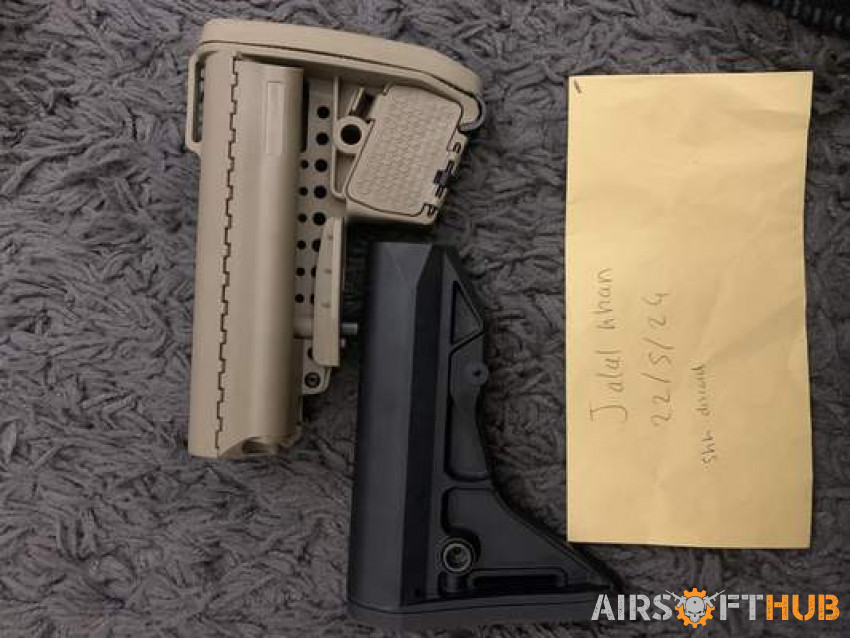 Stocks and grips - Used airsoft equipment