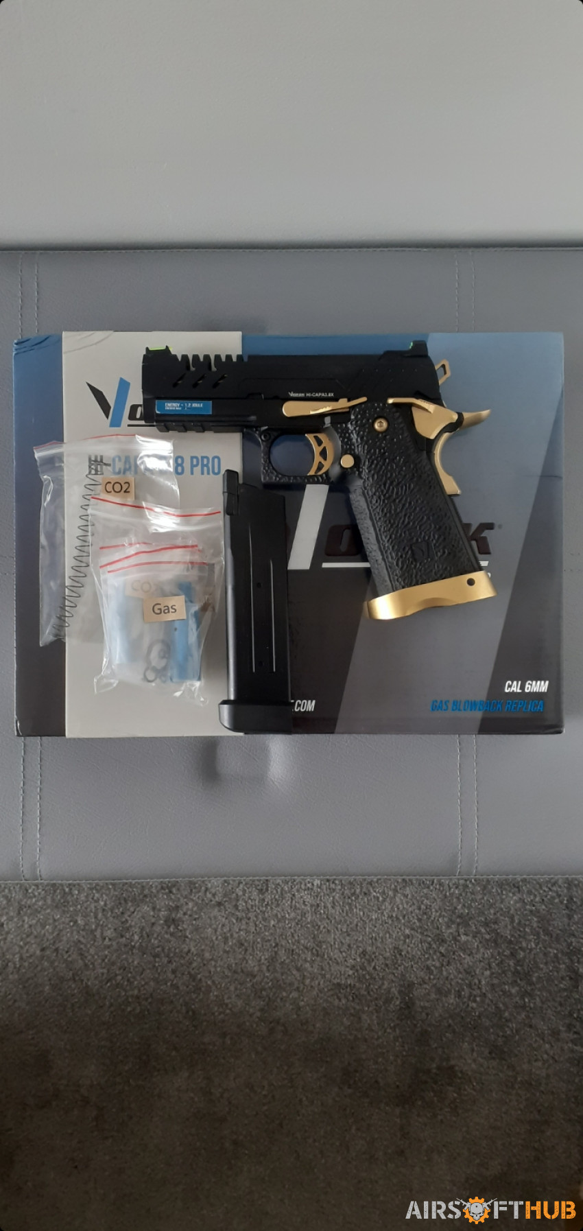 Vorsk 3.8 Pro Gold Hi-Capa GBB - Used airsoft equipment