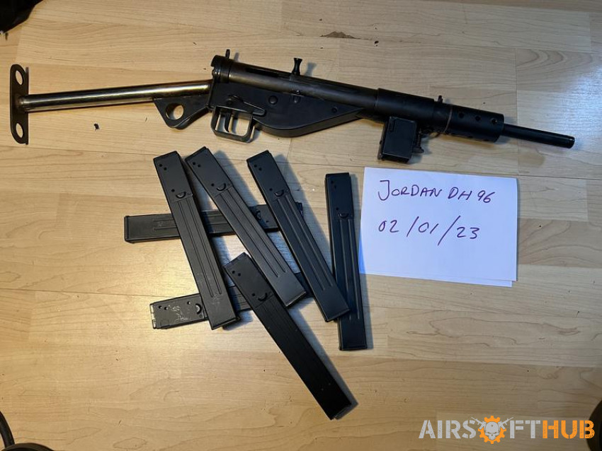 AGM Sten and mags - Used airsoft equipment