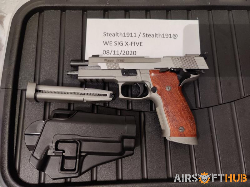 SIG X-FIVE P226 Stainless - Used airsoft equipment