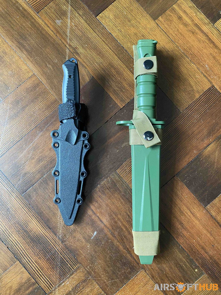 Training Knife and Bayonet - Used airsoft equipment