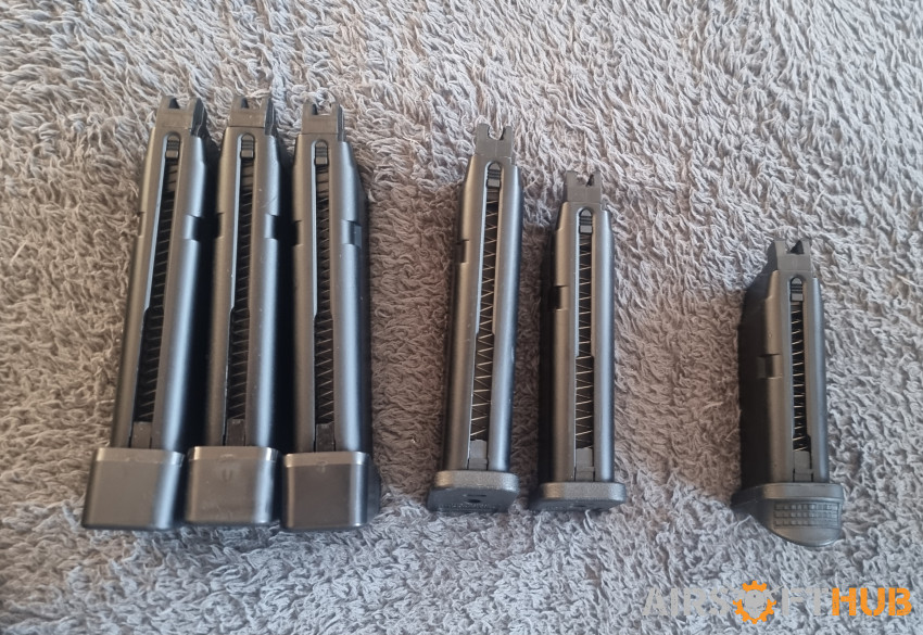 6x Glock Mags - Used airsoft equipment