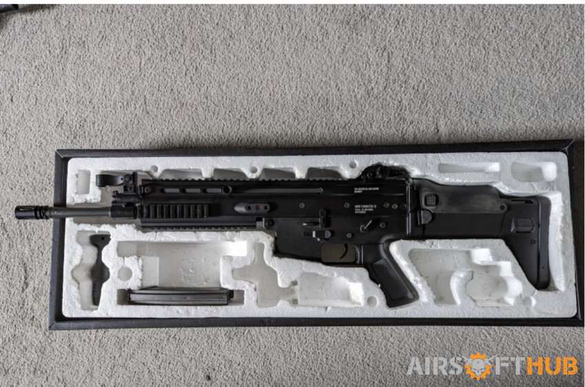 Black SCAR-L with long/short b - Used airsoft equipment