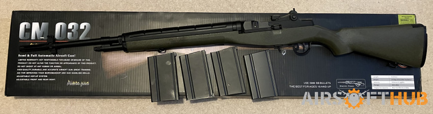CYMA CM.032 M14 Rifle, Olive - Used airsoft equipment