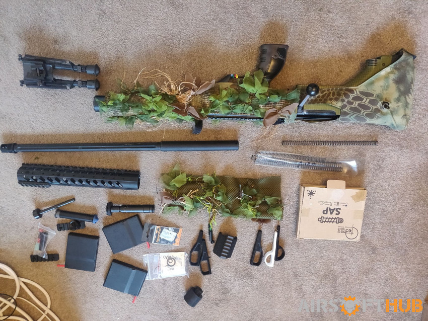 Silverback SRS g-spec + 22 - Used airsoft equipment